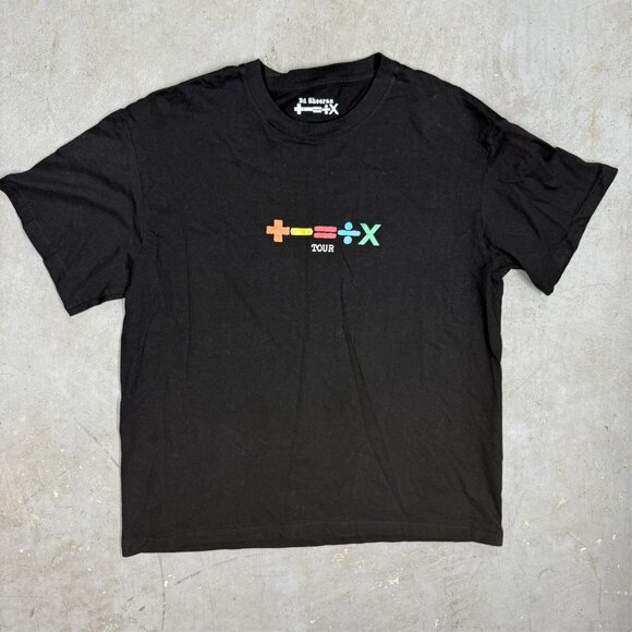 Ed Sheeran Plus/Minus/Equals/Divides/Multiply Tour TShirt Black XL - Picture 3 of 5